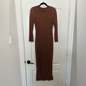 Amazon midi dress size S color brown